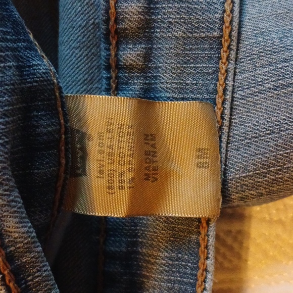 VTG 90s Levi's Blue Jeans Boot Cut 515 - Picture 7 of 8